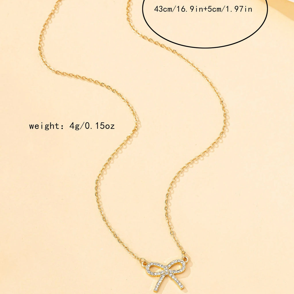 Bow Pendant Necklace