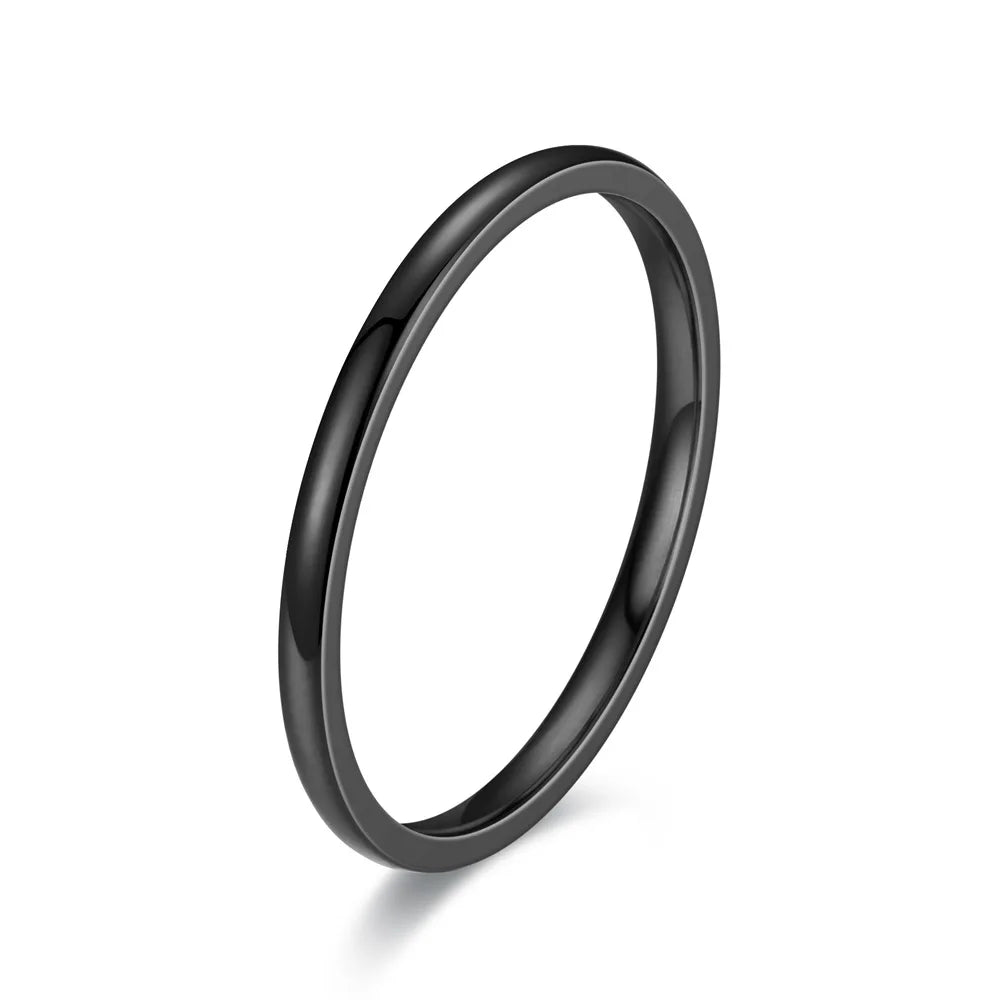 Stainless Steel Band Ring