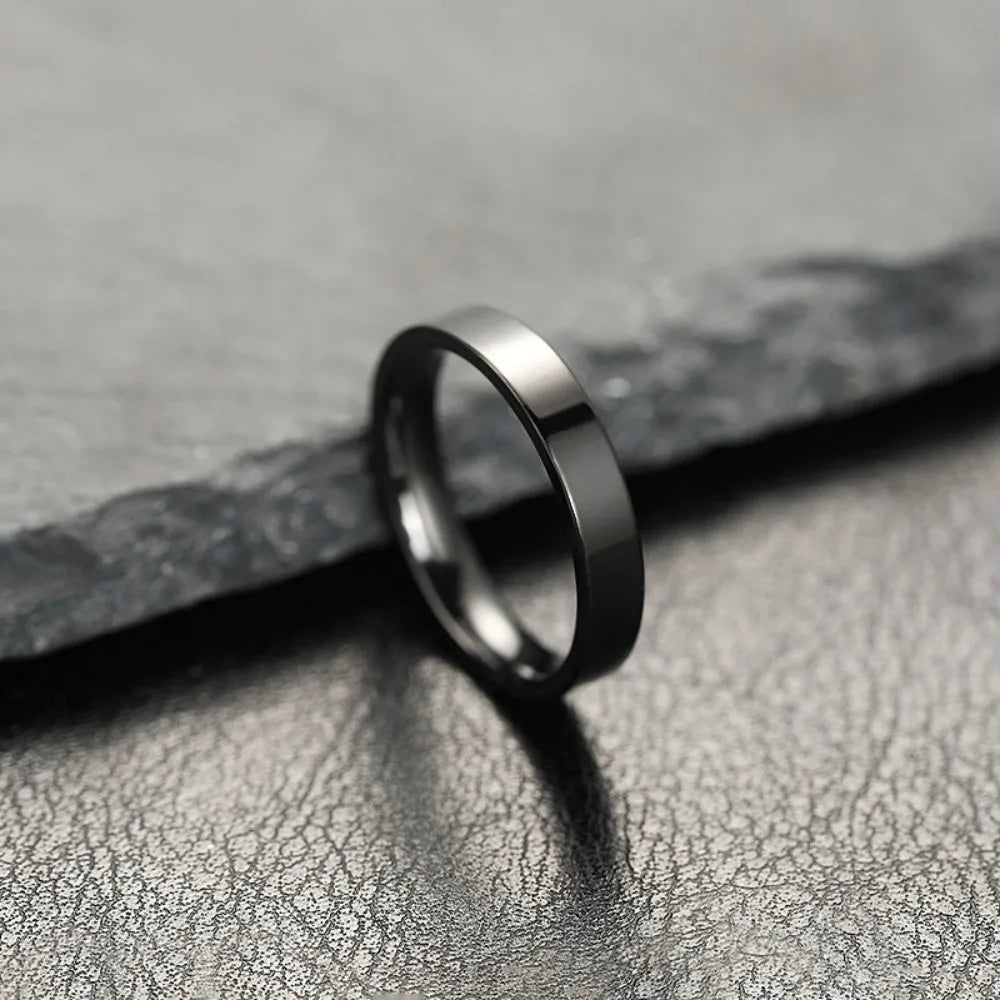 Stainless Steel Band Ring