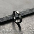 Stainless Steel Band Ring