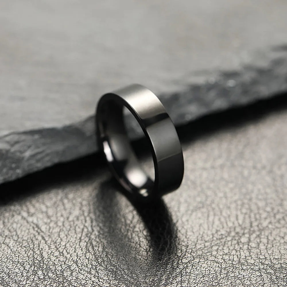 Stainless Steel Band Ring