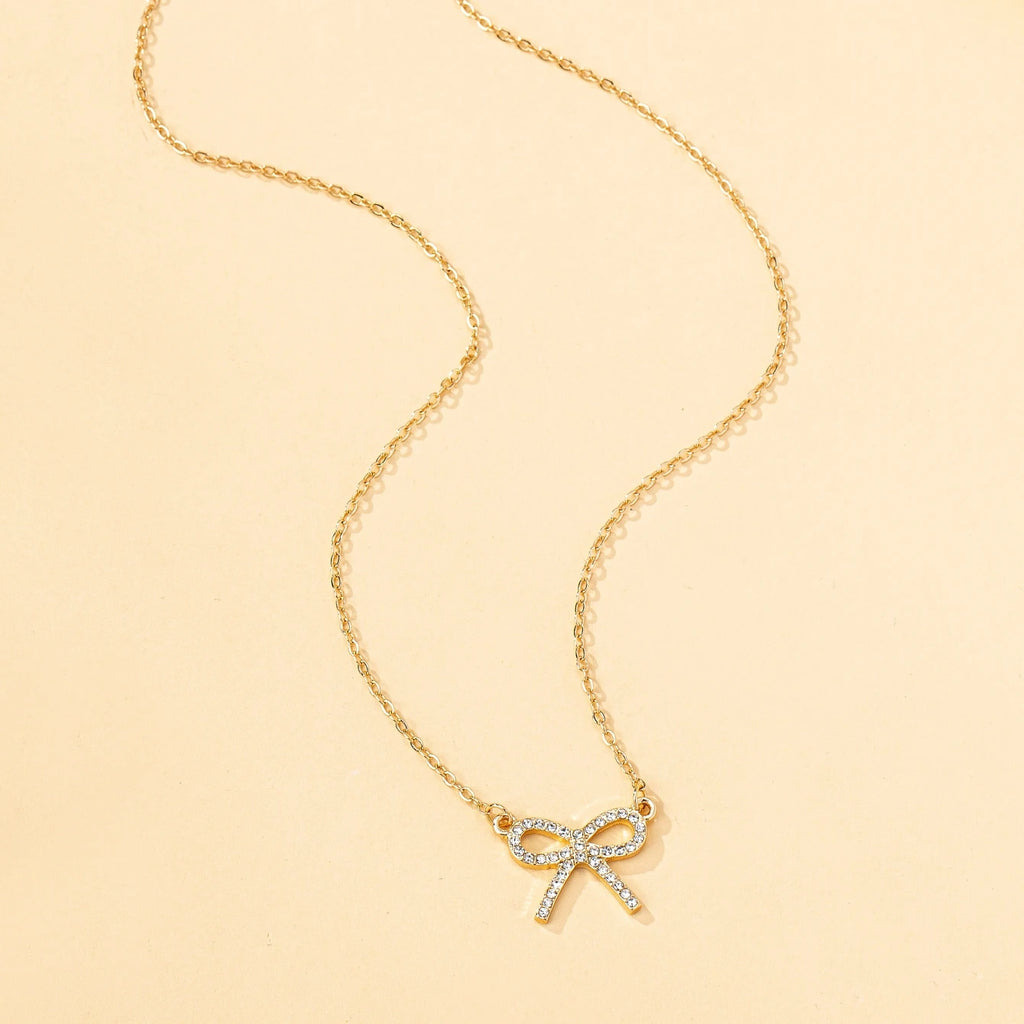 Bow Pendant Necklace