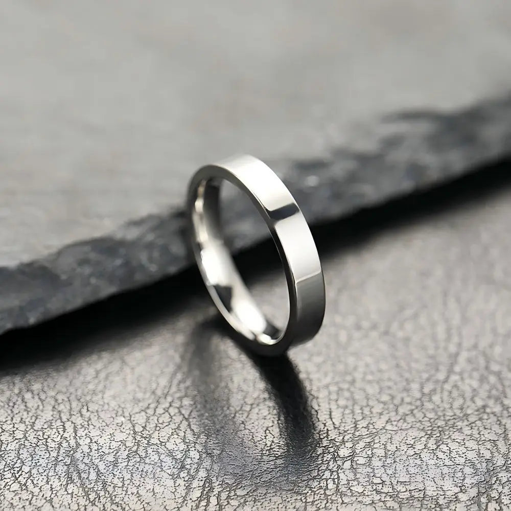 Stainless Steel Band Ring