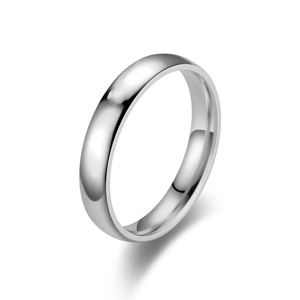 Stainless Steel Band Ring