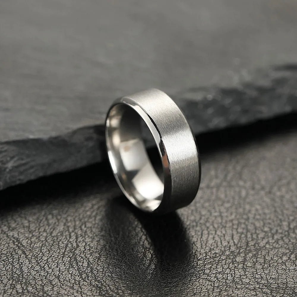 Stainless Steel Band Ring