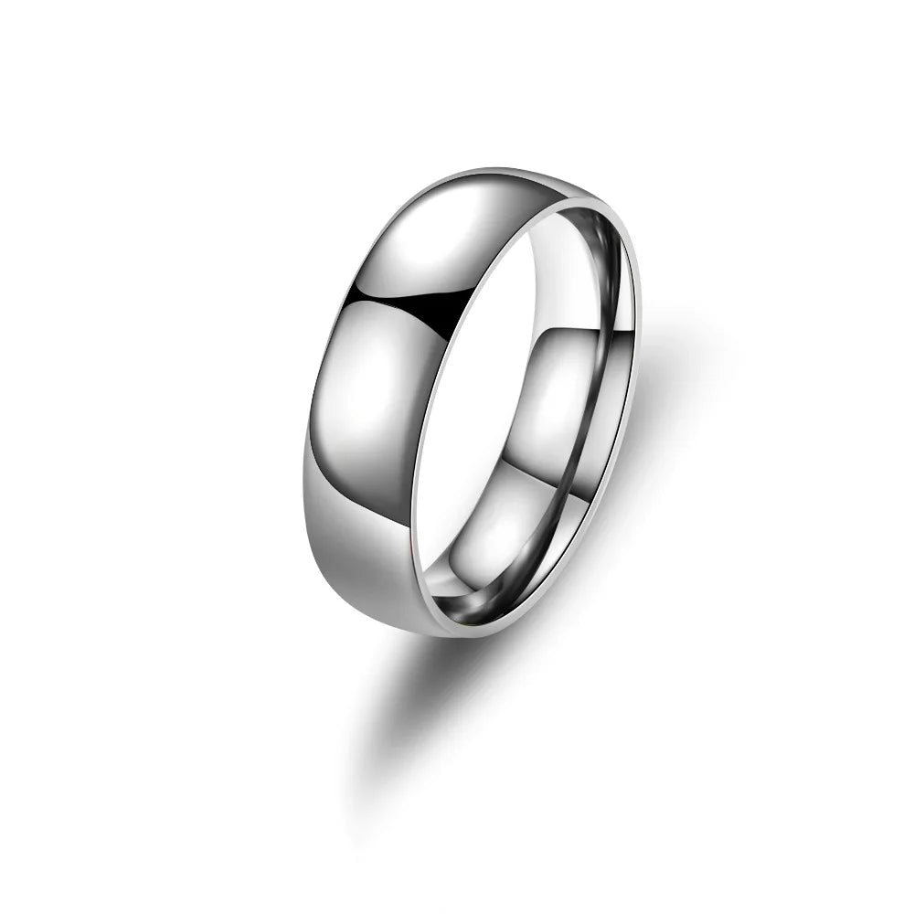 Stainless Steel Band Ring