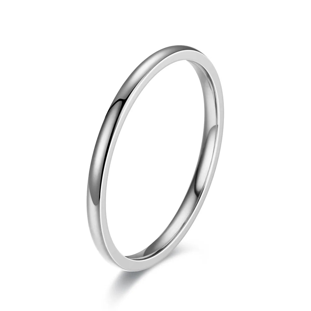Stainless Steel Band Ring